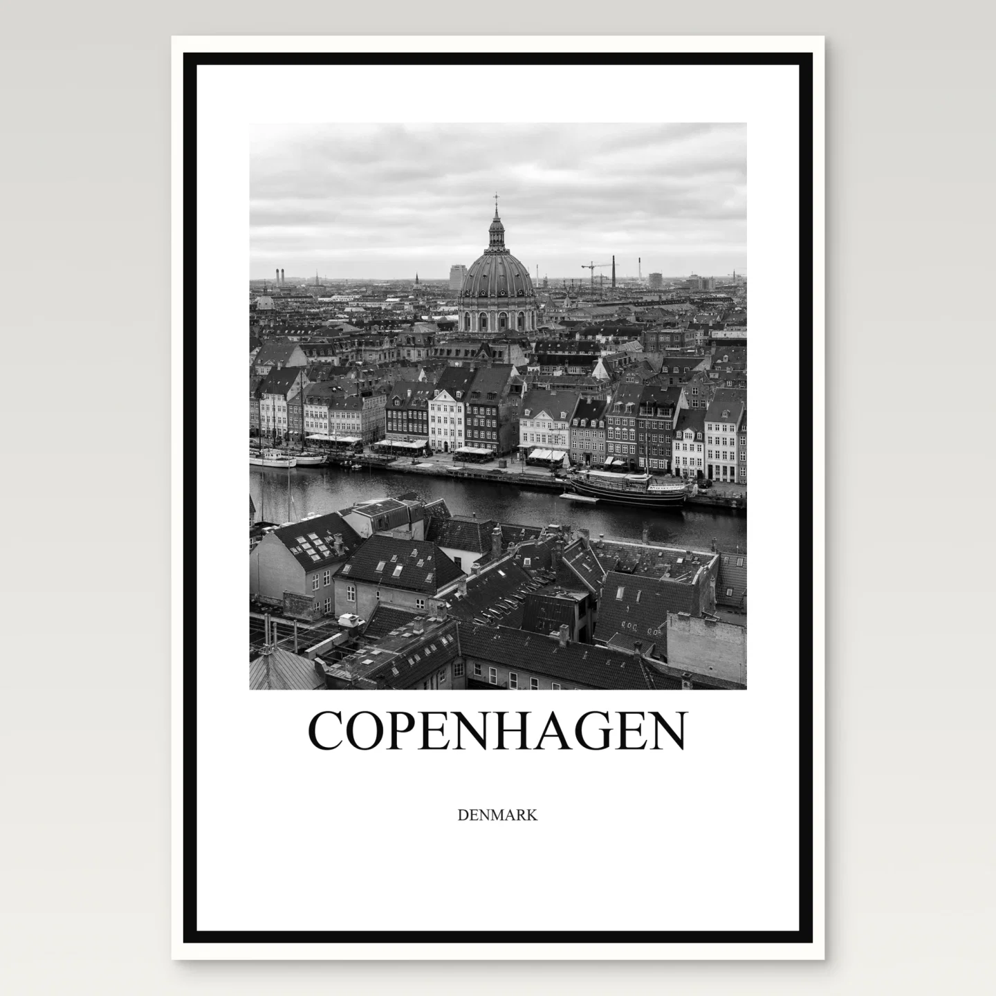 Copenhagen Poster mockup