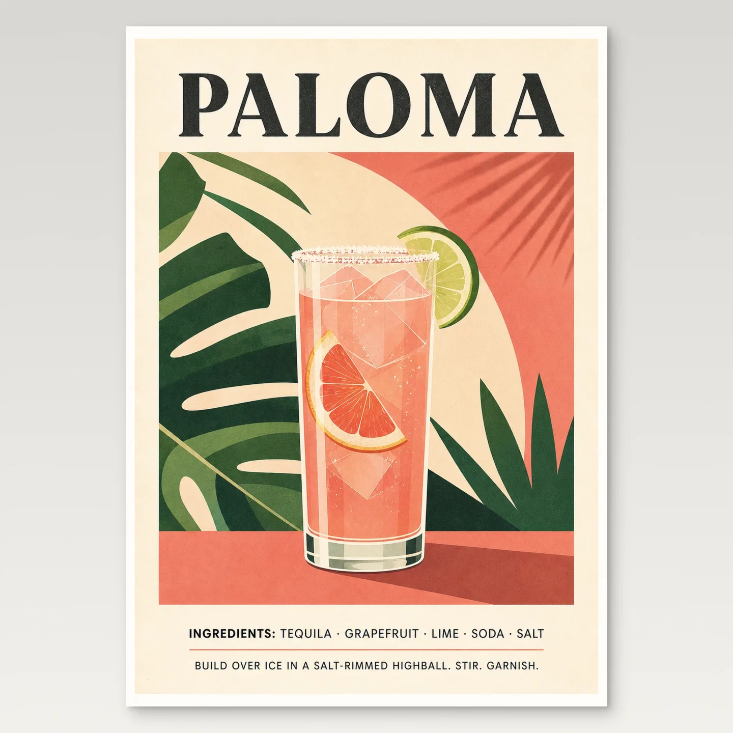Paloma Poster mockup