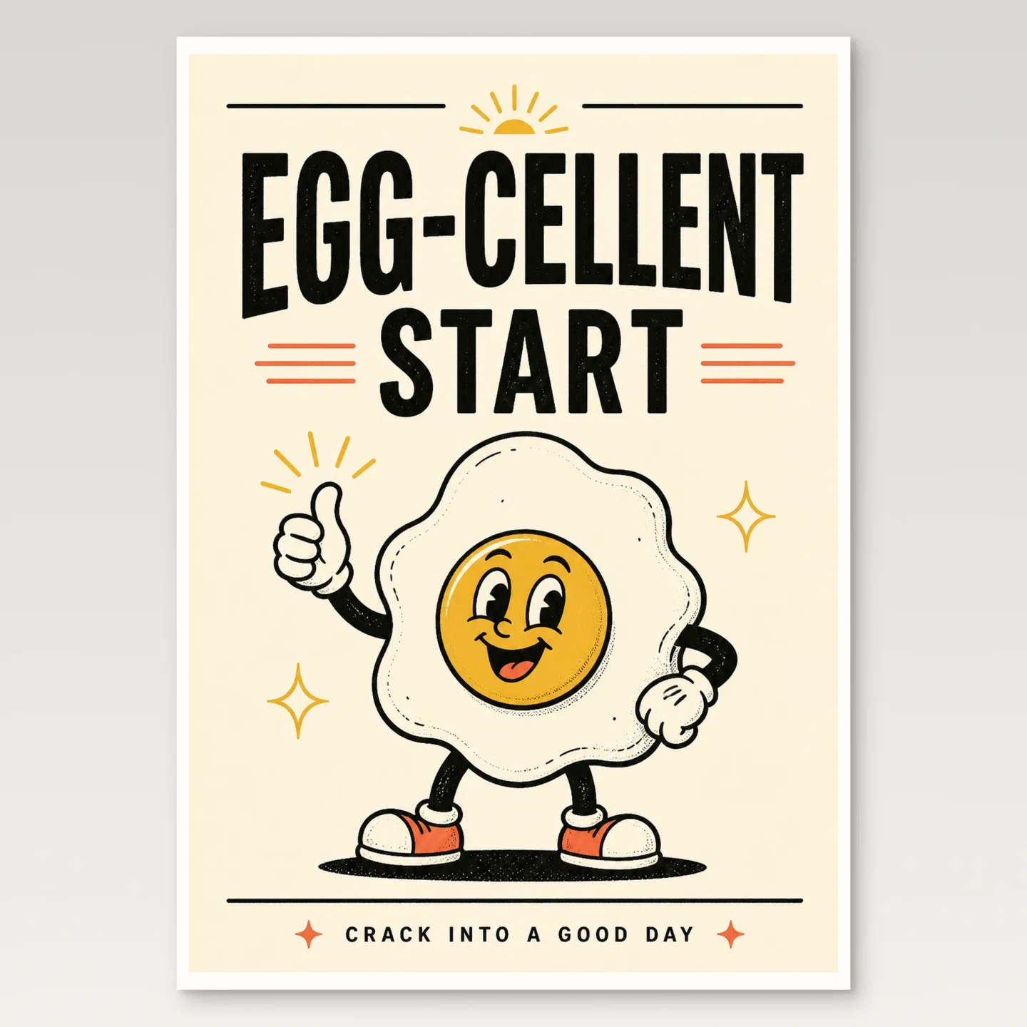 Egg Poster mockup