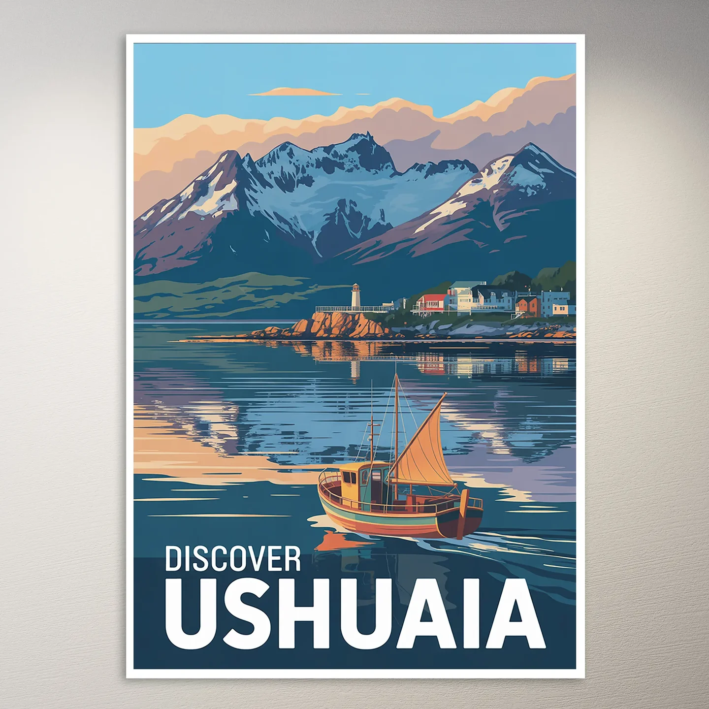 Ushuaia Travel Poster