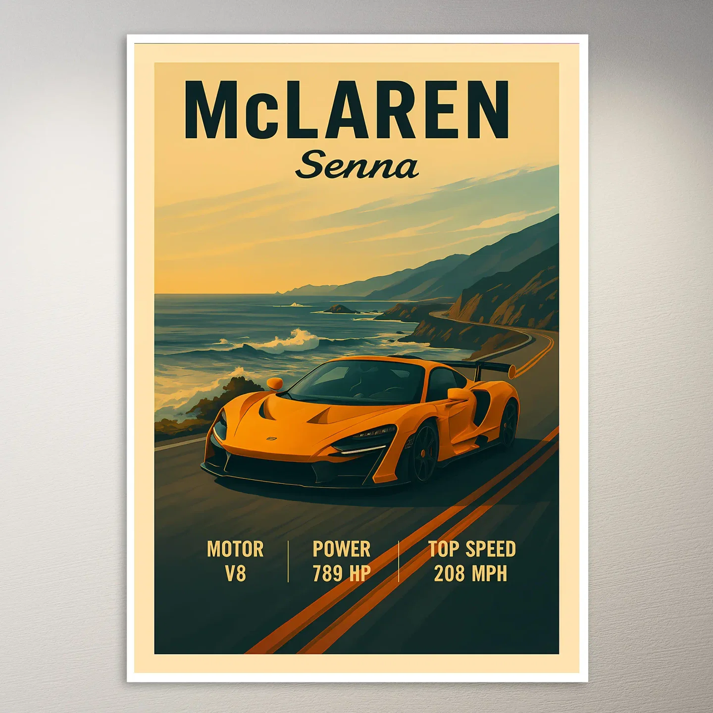 McLaren Senna Poster