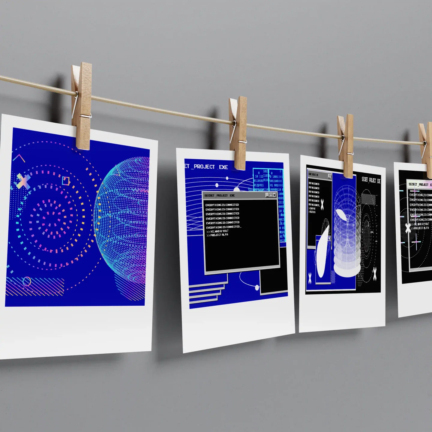 Cyberpunk Aesthetic Prints Set of 10