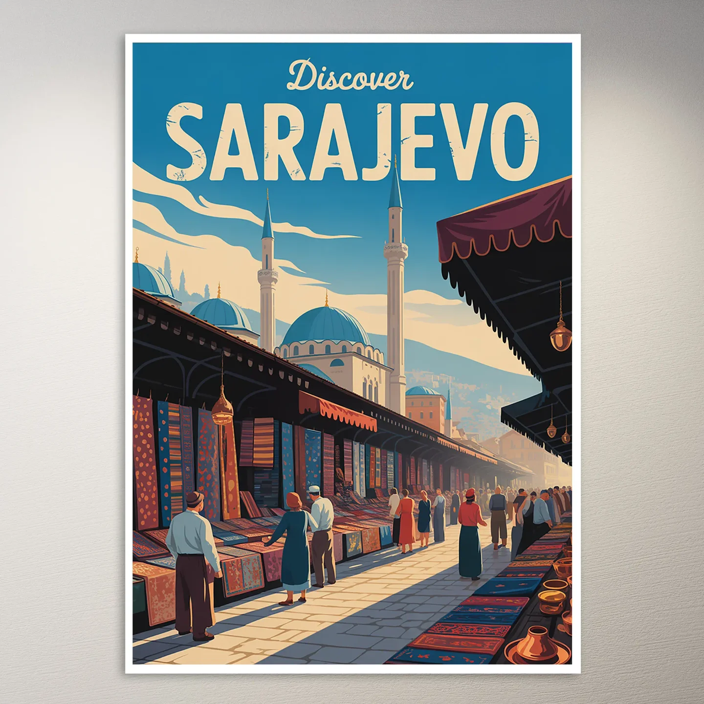 Sarajevo Travel Poster