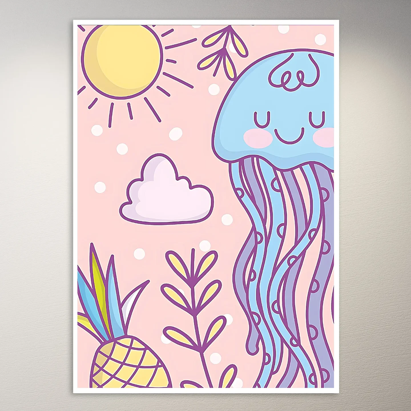 Kawaii Aesthetics Wall Poster