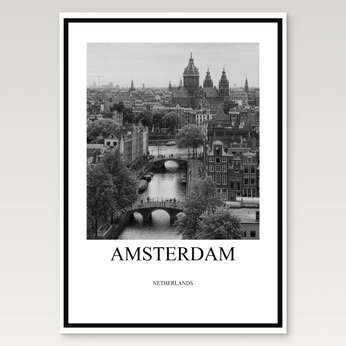 Amsterdam Poster mockup