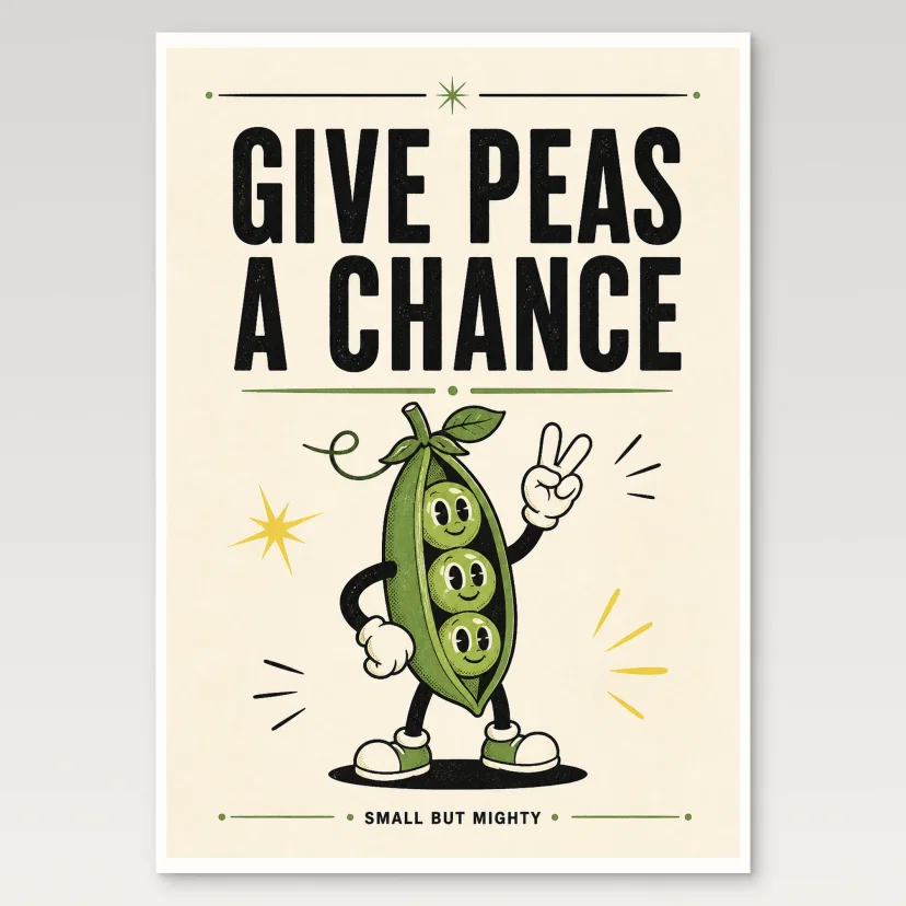 Peas Poster