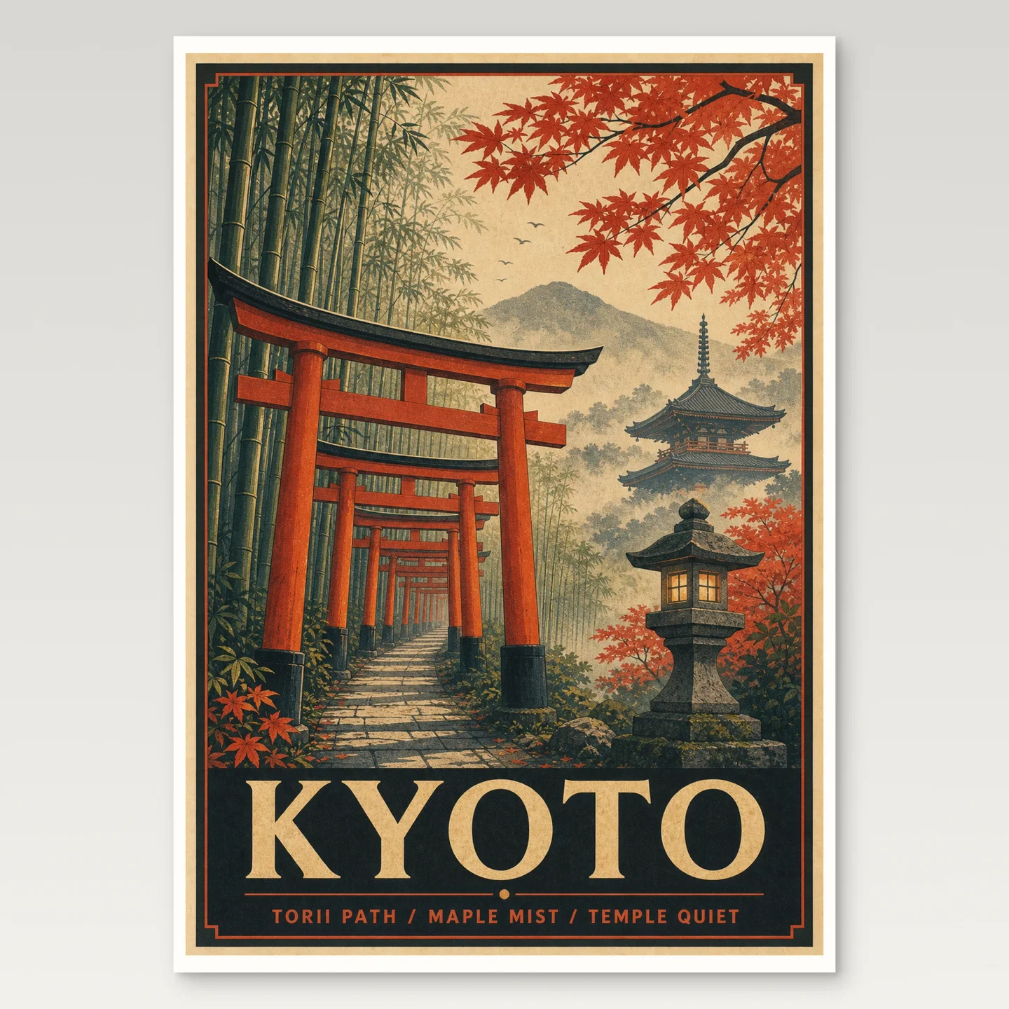 Kyoto Poster mockup