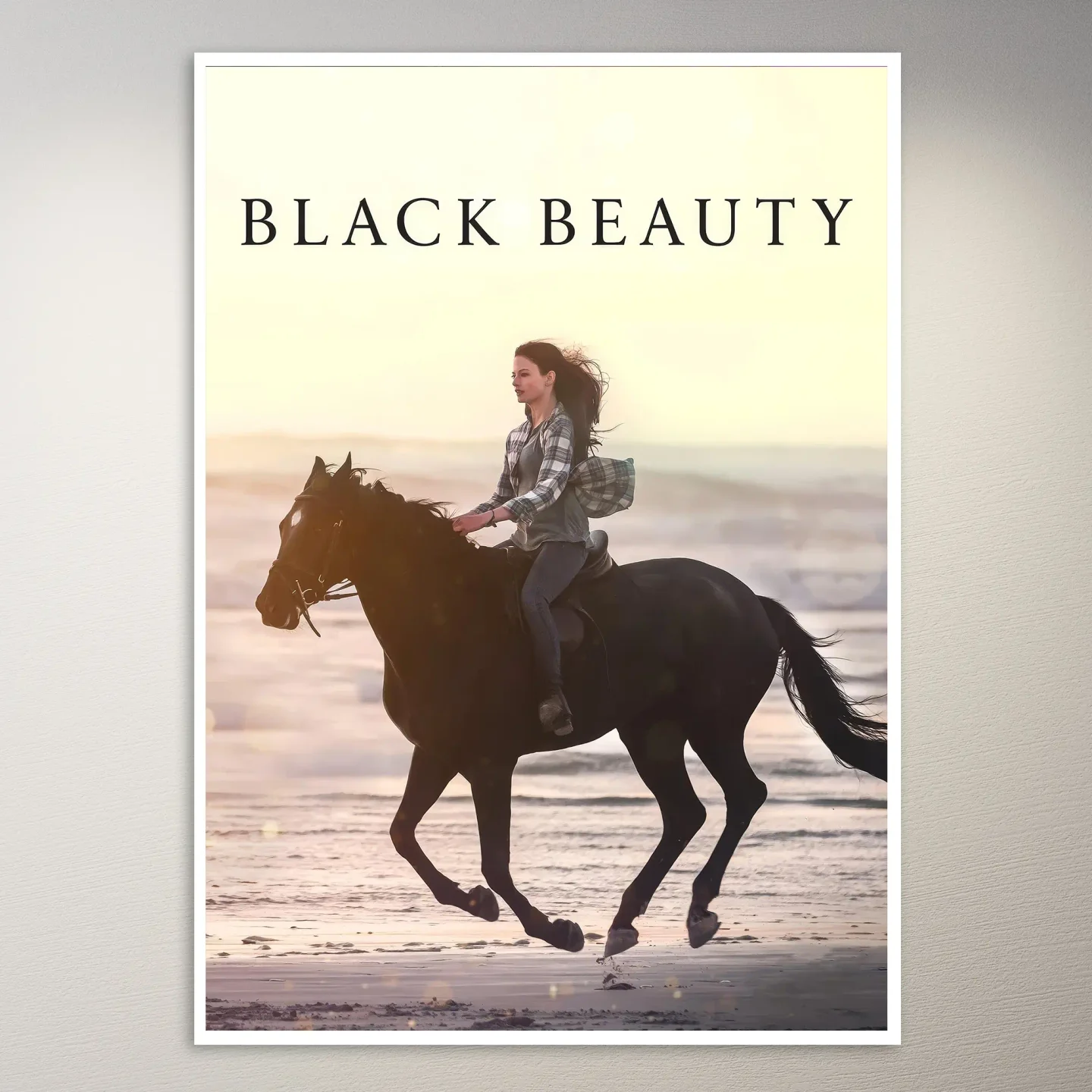 Black Beauty Rider Poster