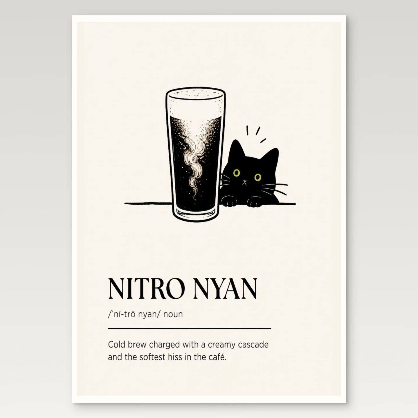 Nitro Nyan Poster mockup