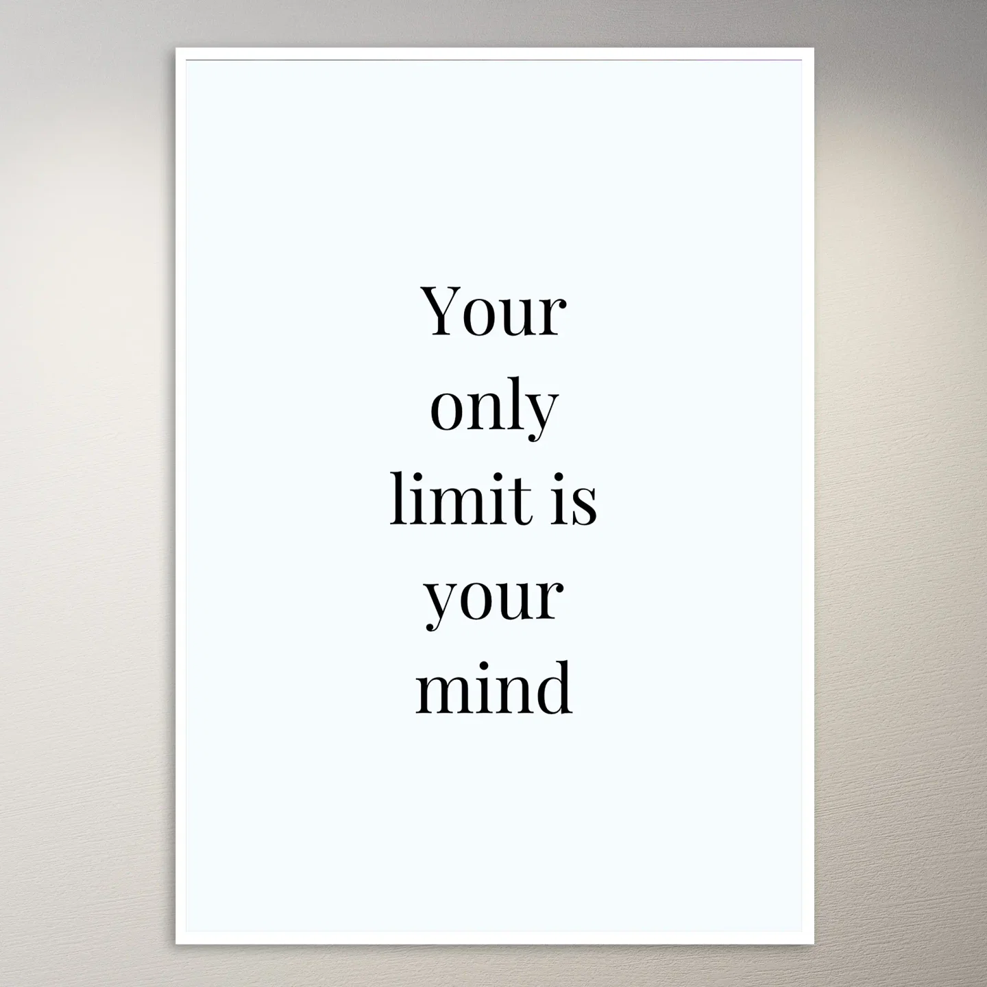 Motivational Quote Wall Poster