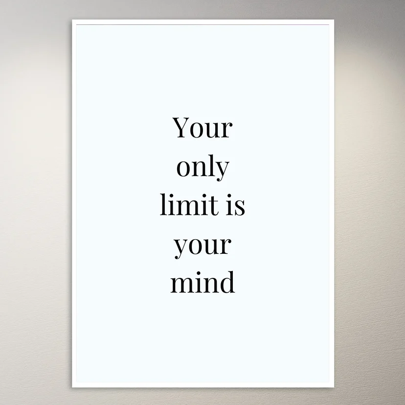 Motivational Quote Wall Poster