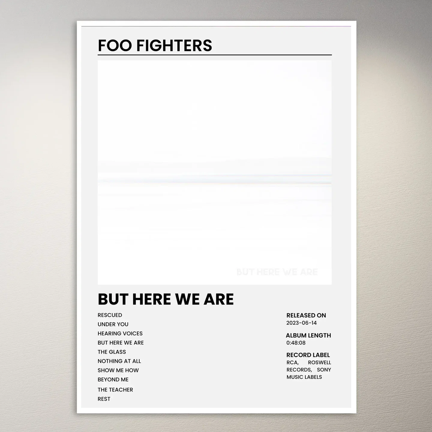 Foo Fighters Poster