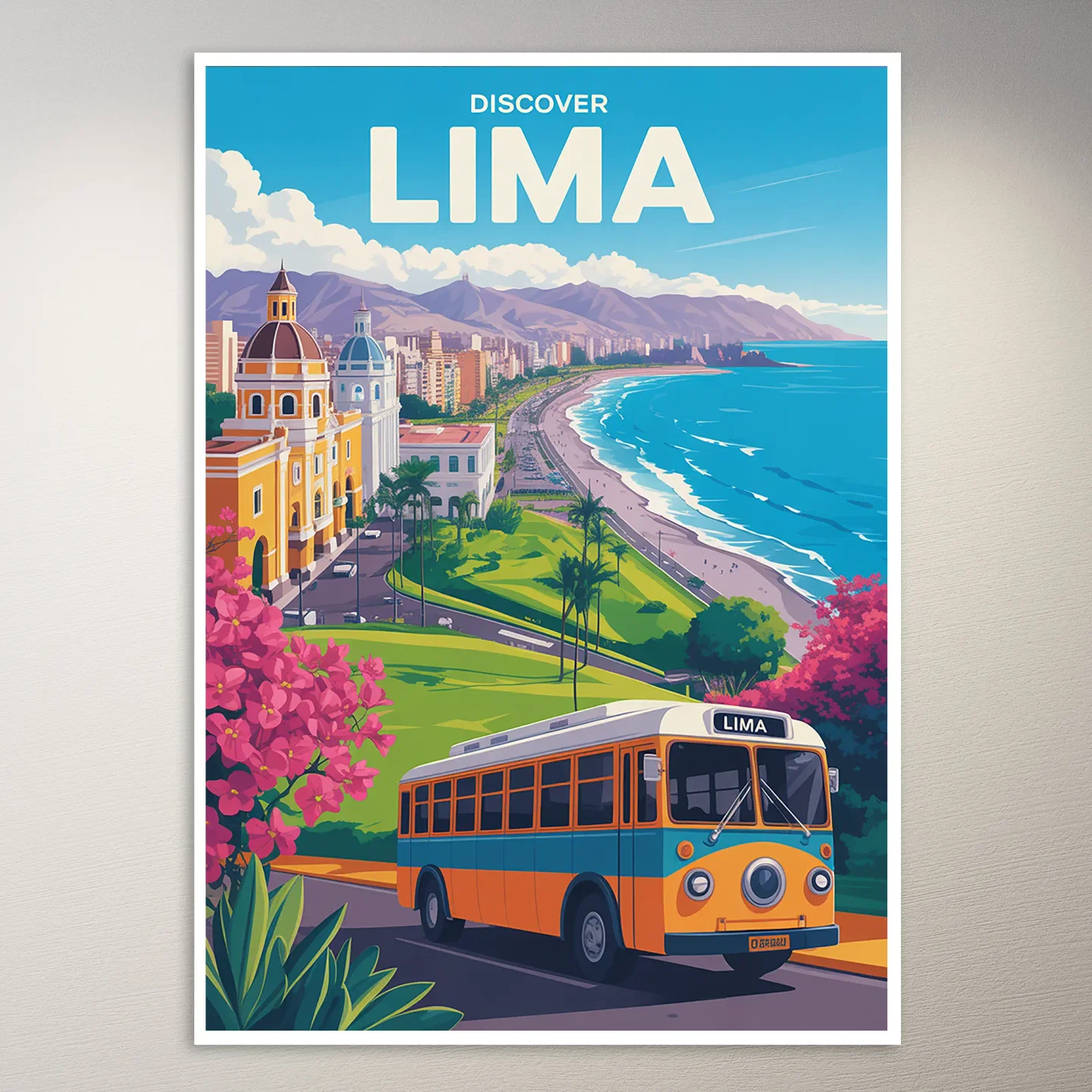 Lima Travel Poster