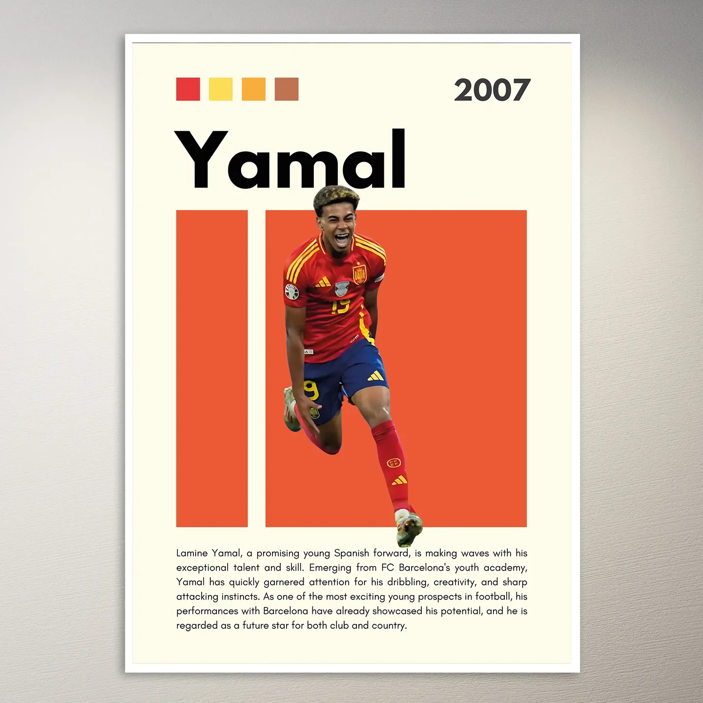 Yamal FC Barcelona Forward Poster