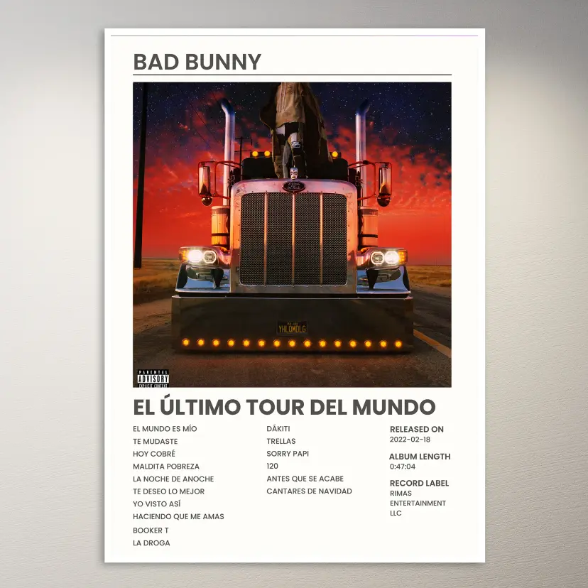 Bad Bunny Poster