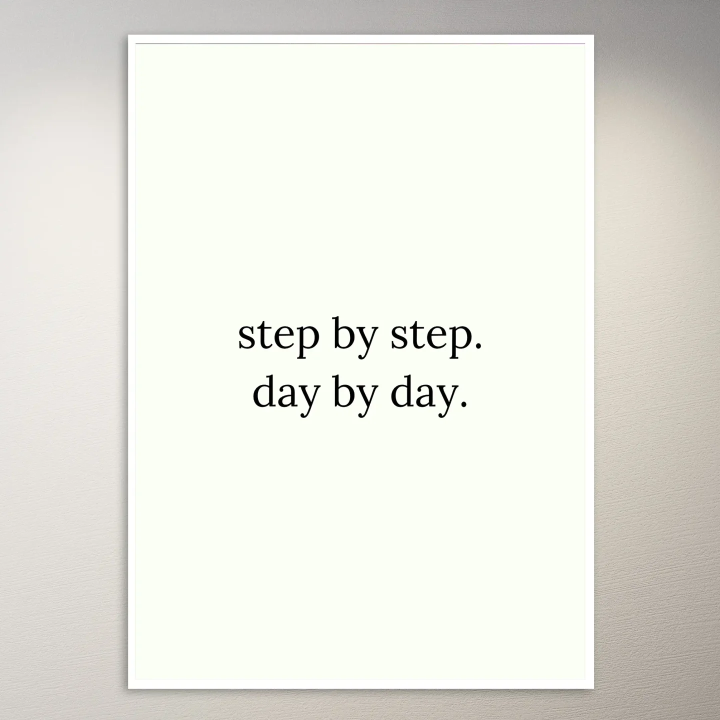 Motivational Quote Wall Poster