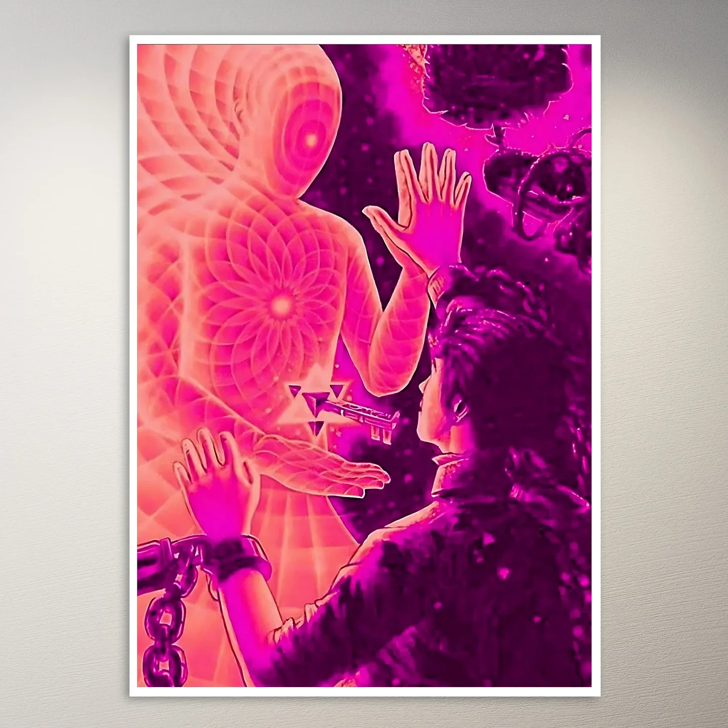 Psychedelic Trippy Aesthetic Wall Poster