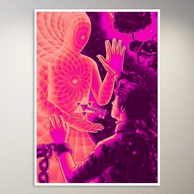 Psychedelic Trippy Aesthetic Wall Poster