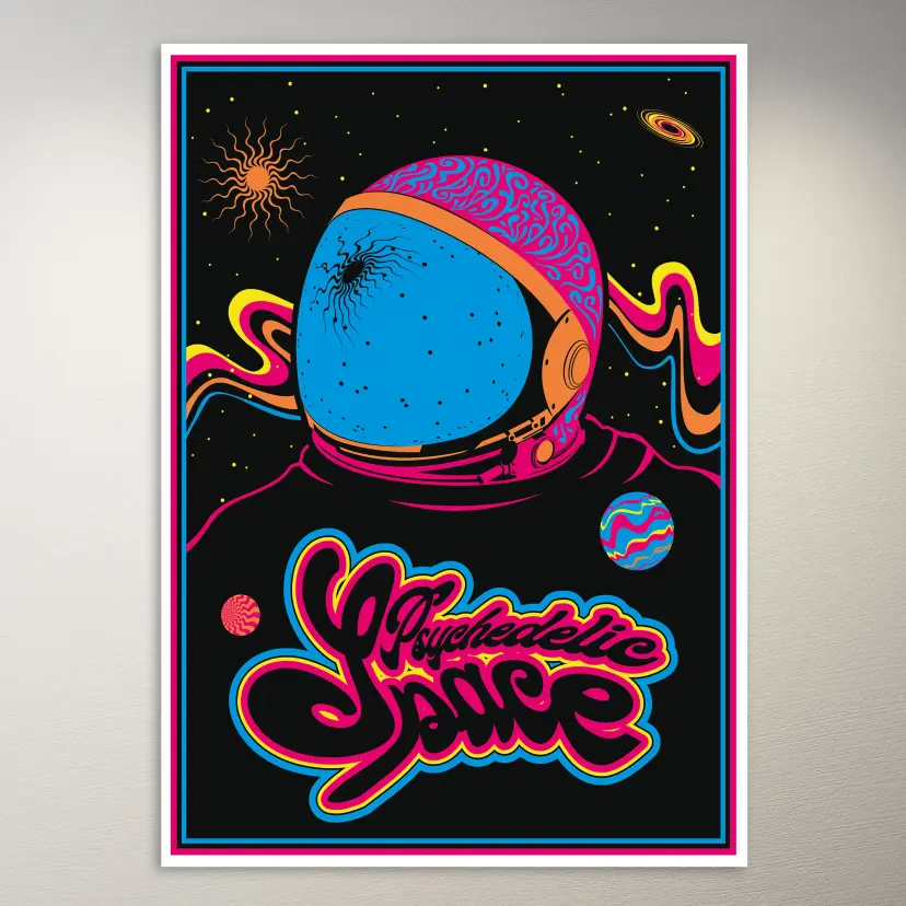Trippy Art Poster