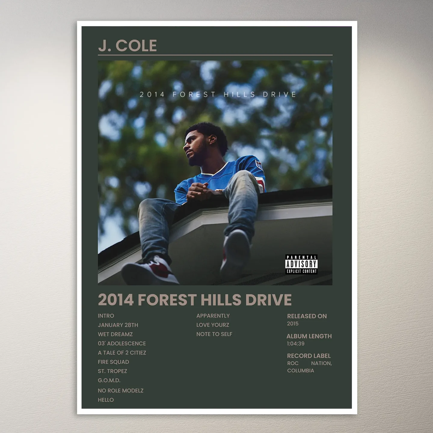 J. Cole Poster