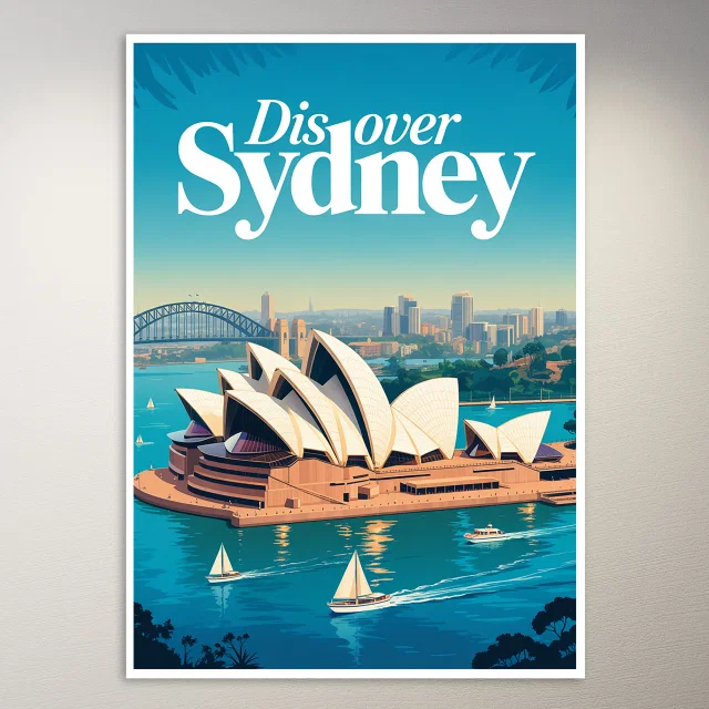 Sydney Travel Poster