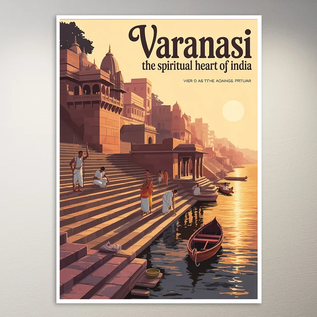 Varanasi Travel Poster