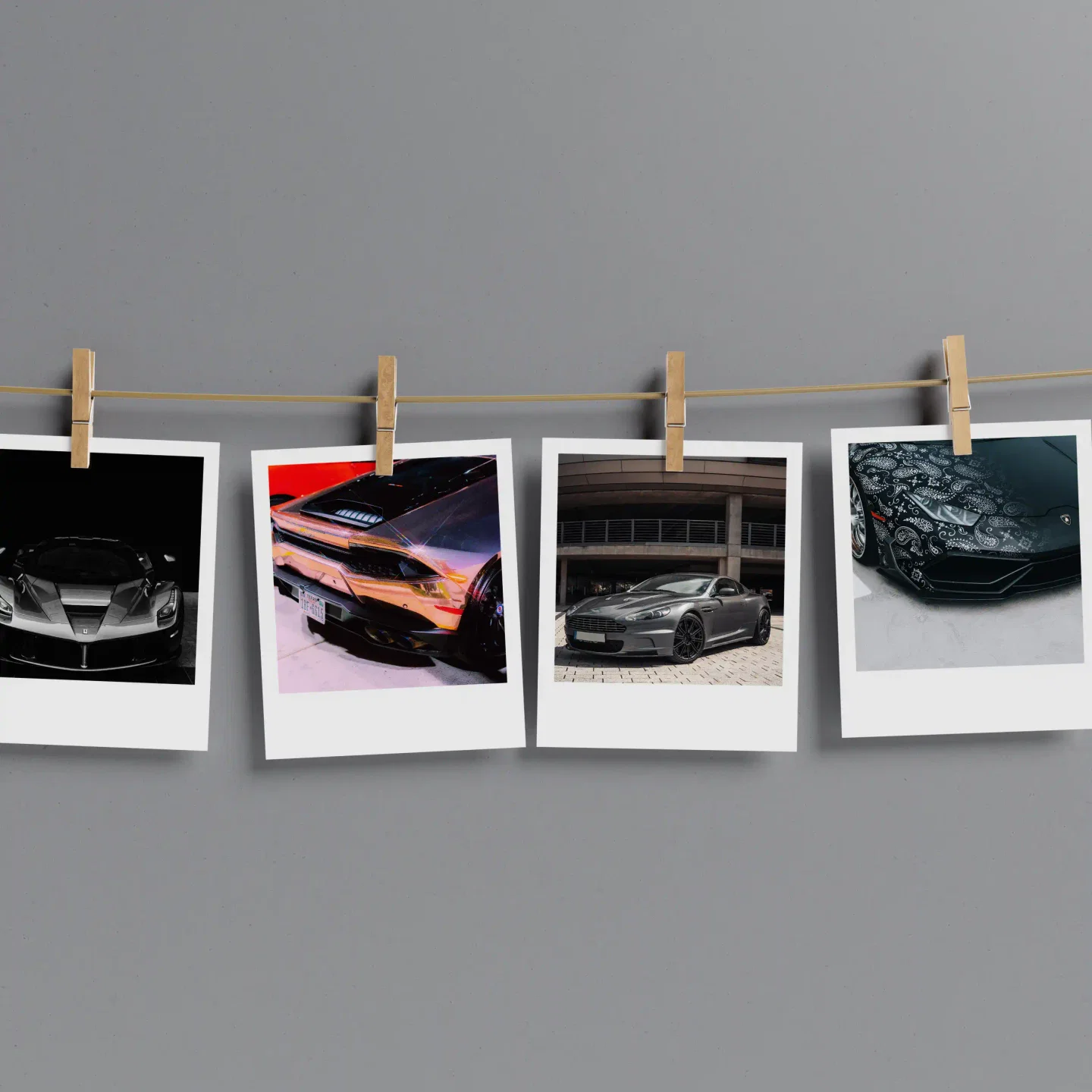 Supercars Prints Set of 13