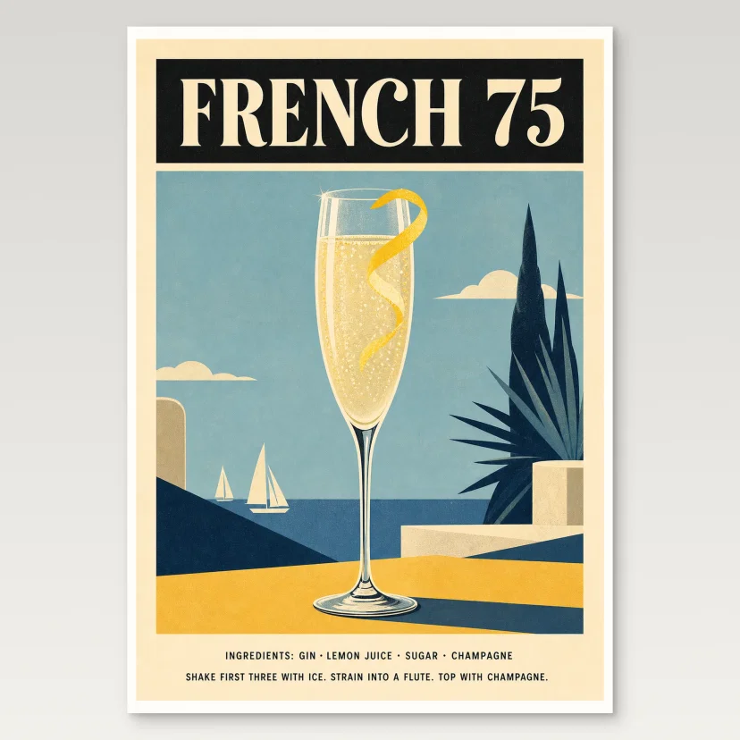 French 75 Poster