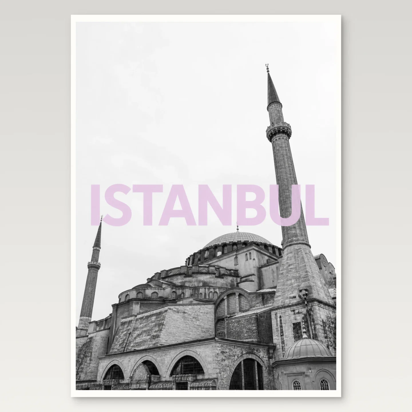 Istanbul Poster mockup