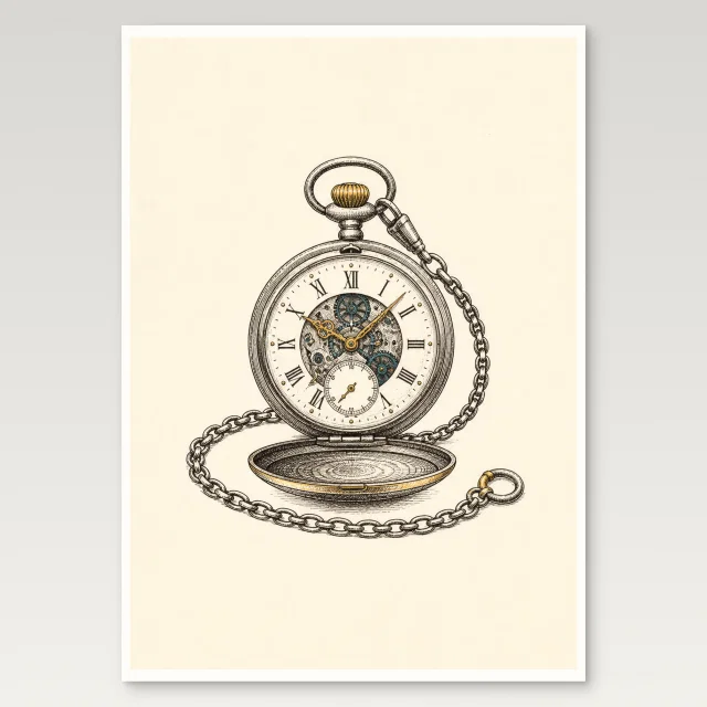 Pocket Watch Poster