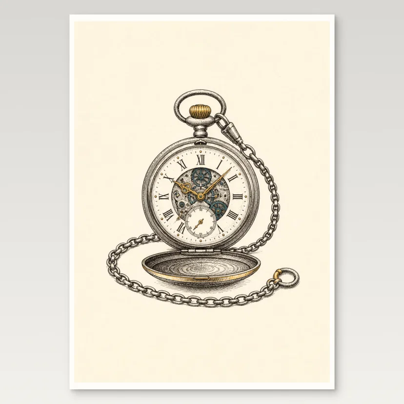 Pocket Watch Poster