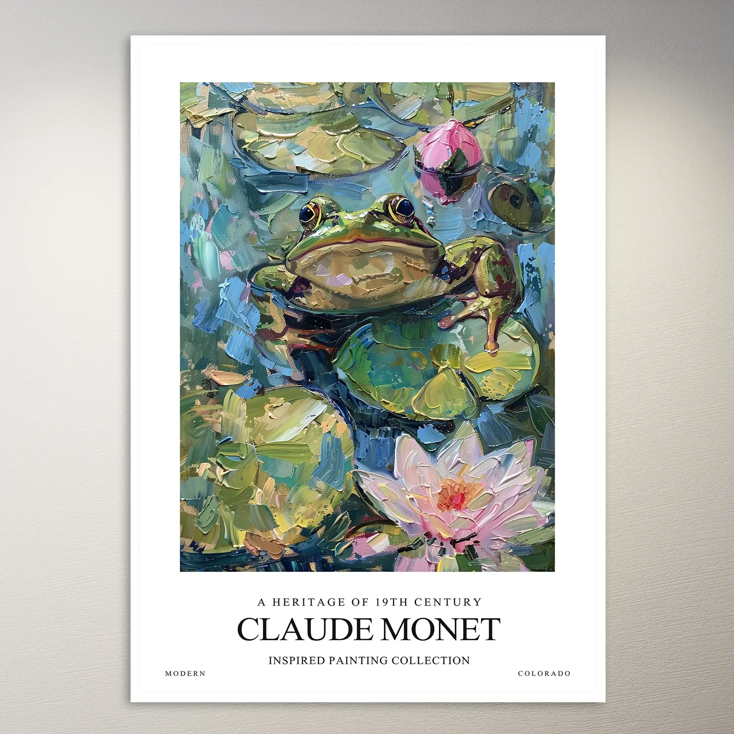 Claude Monet Inspired Painting | Art Poster