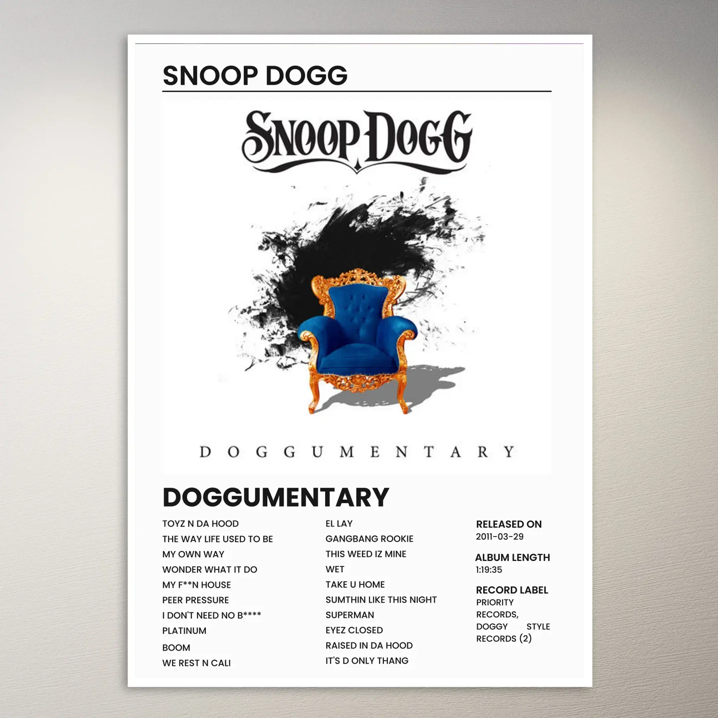 Snoop Dogg Poster
