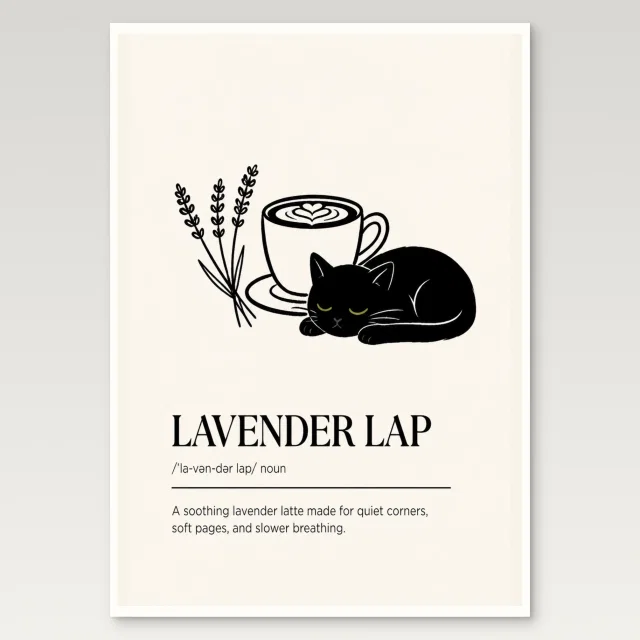 Lavender Lap Poster
