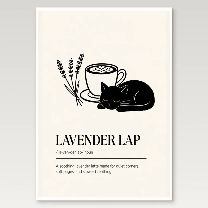 Lavender Lap Poster