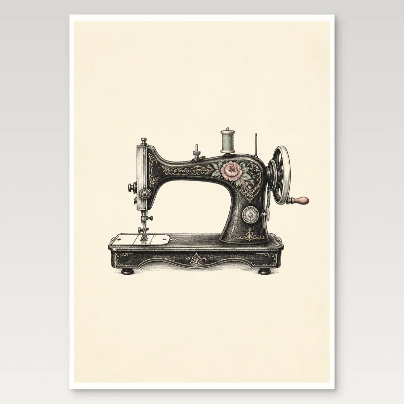 Sewing Machine Poster