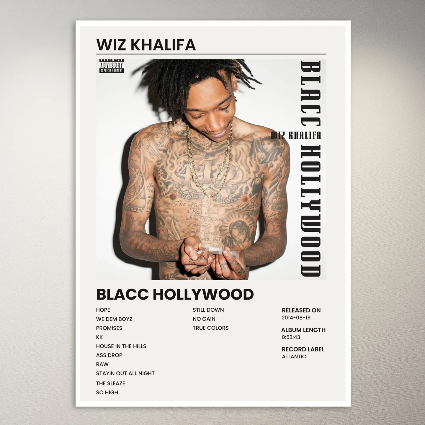 Wiz Khalifa Poster