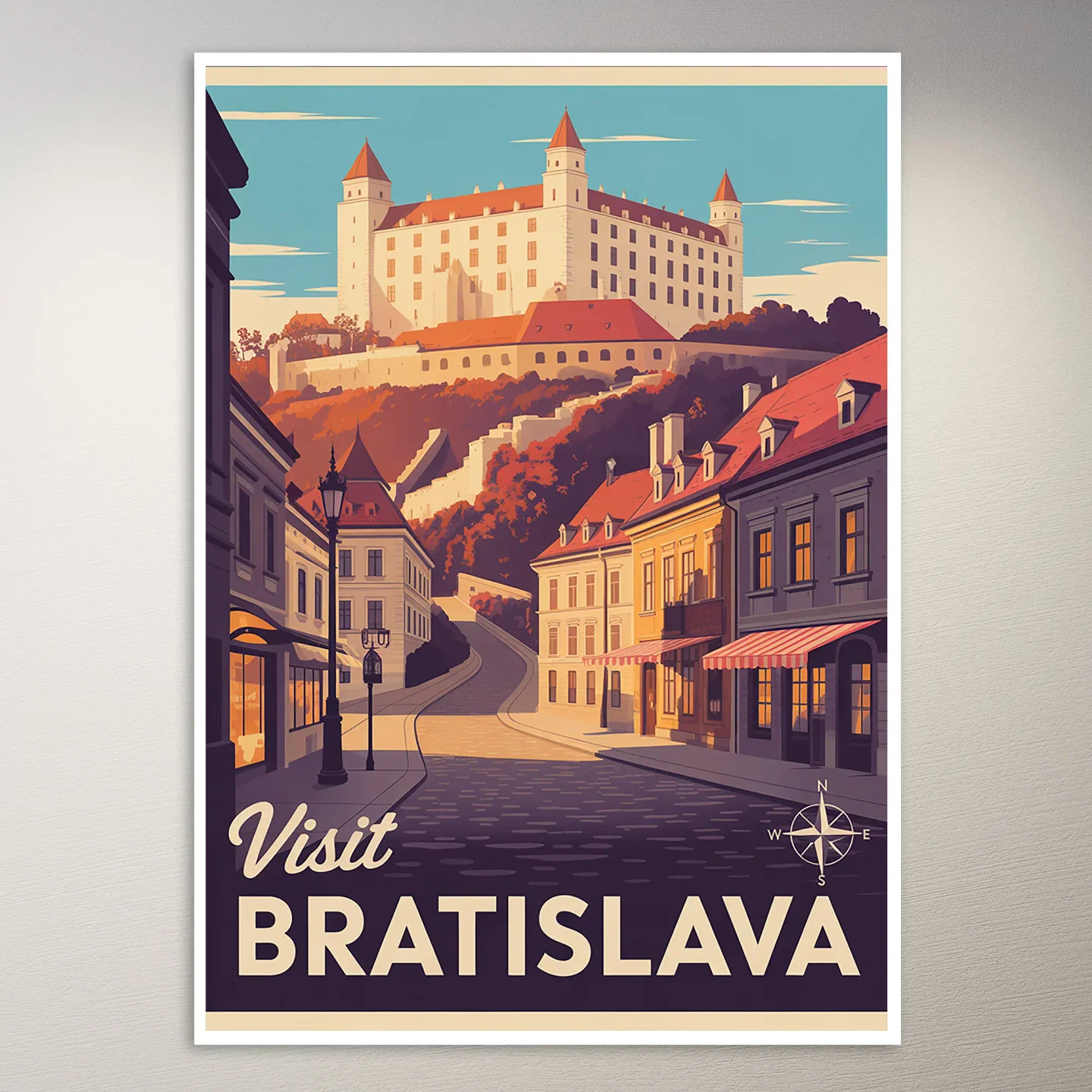 Bratislava Travel Poster