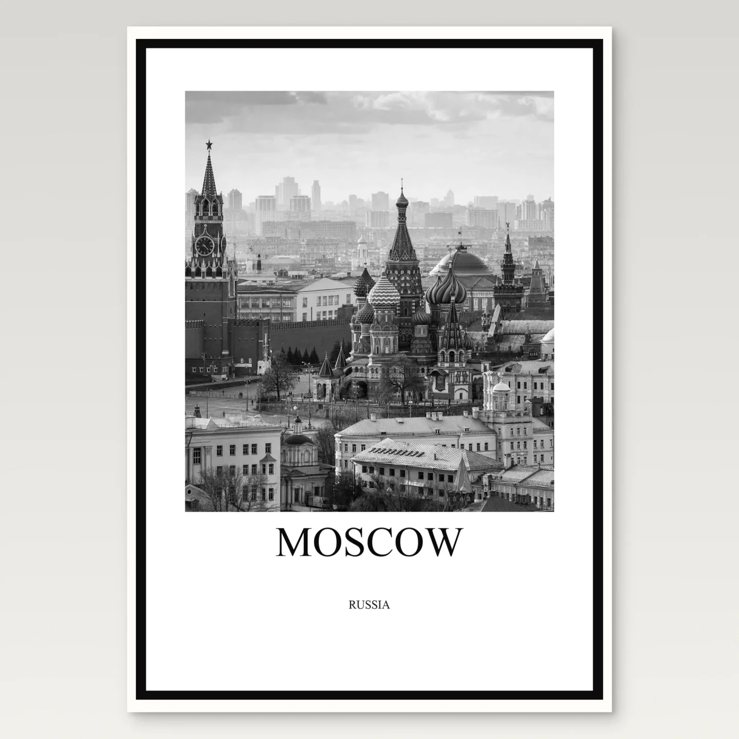 Moscow Poster mockup