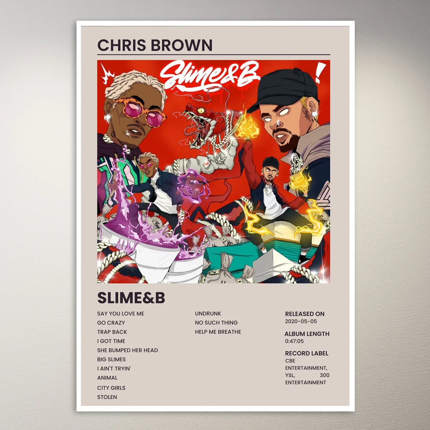 Chris Brown Poster