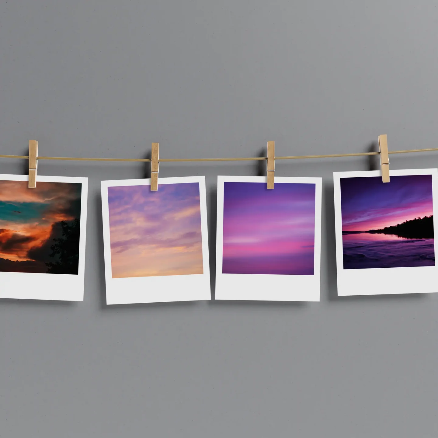 Lilac Skies Prints Set of 12