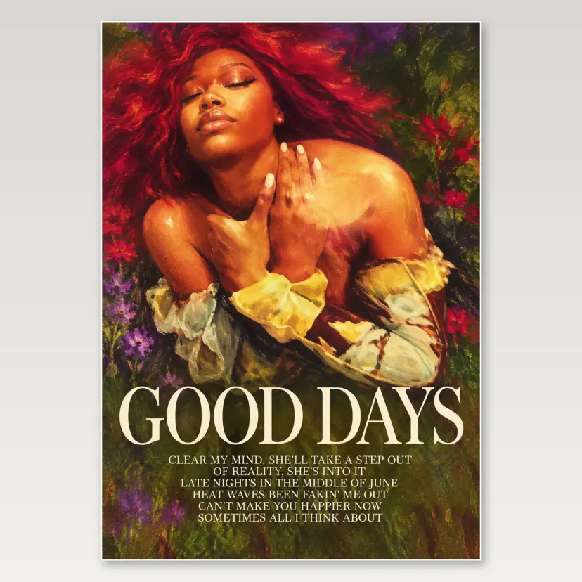 Colorful Sound A4 Poster