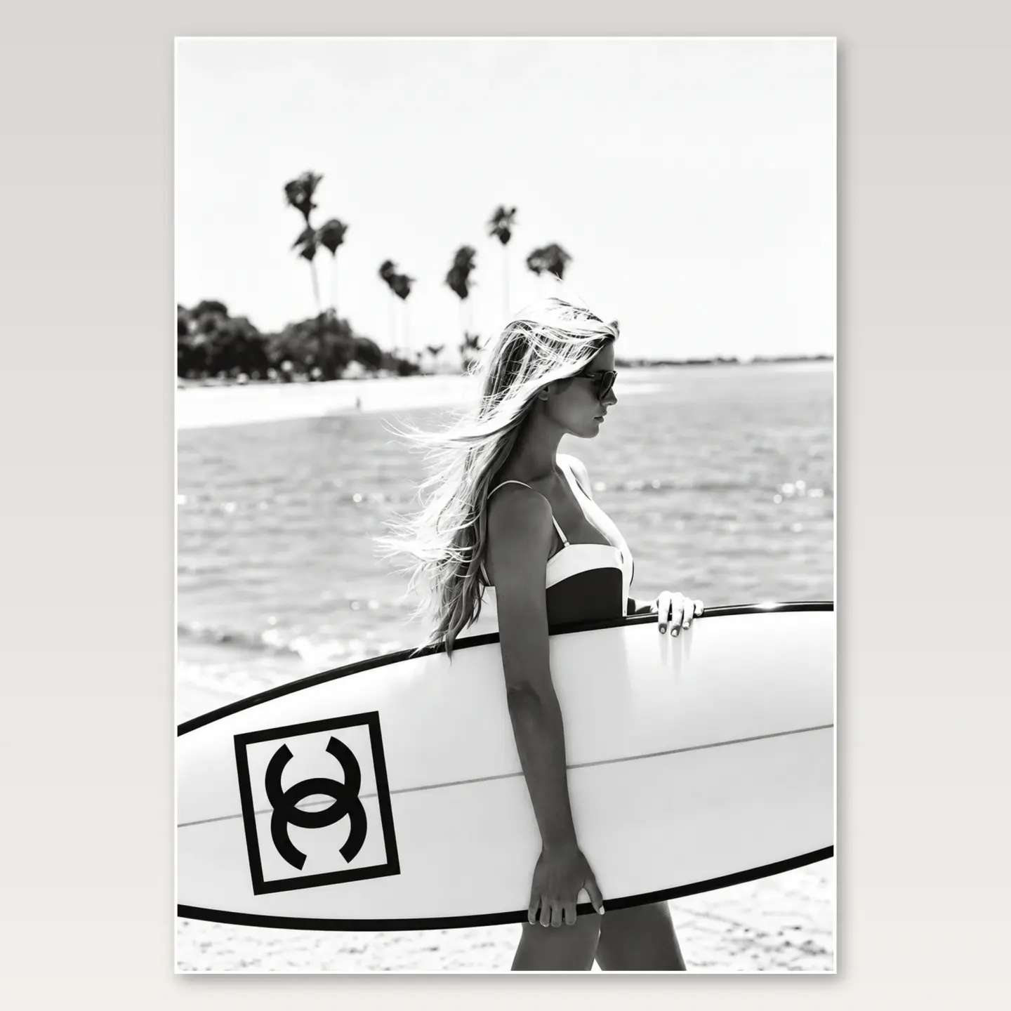 Beach Film A4 Poster mockup