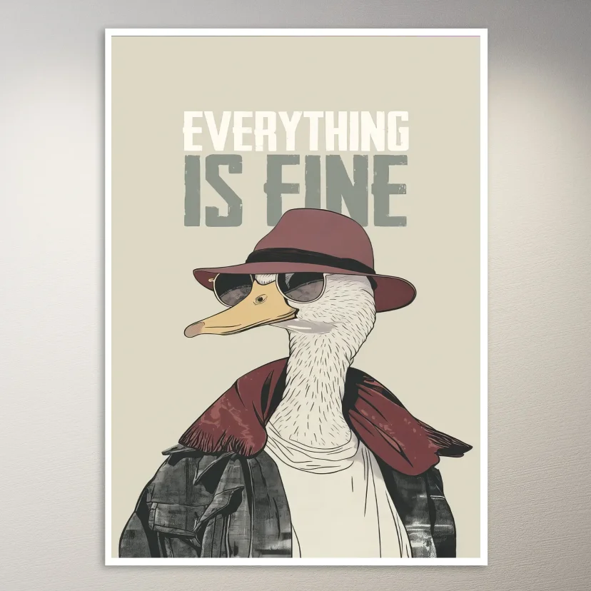 Everything Is Fine, Duck Poster