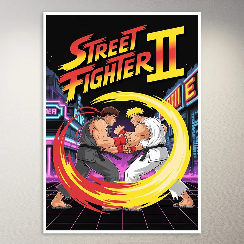 Street Fighter II Poster