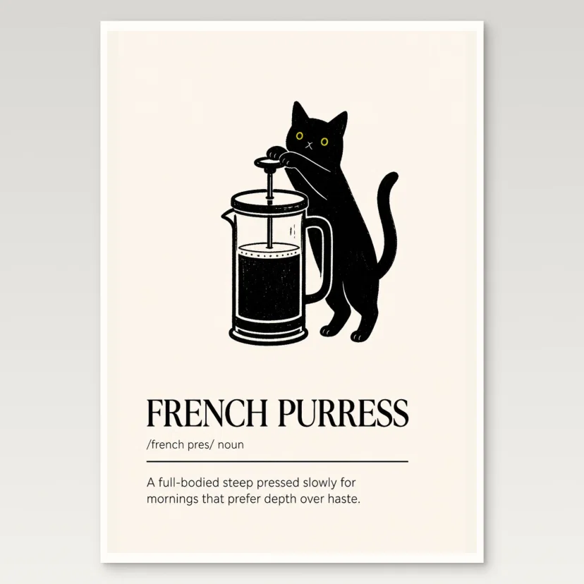 French Purress Poster