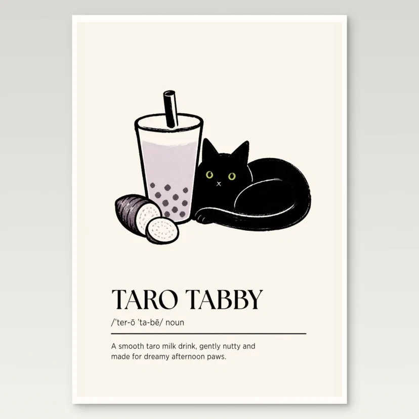 Taro Tabby Poster