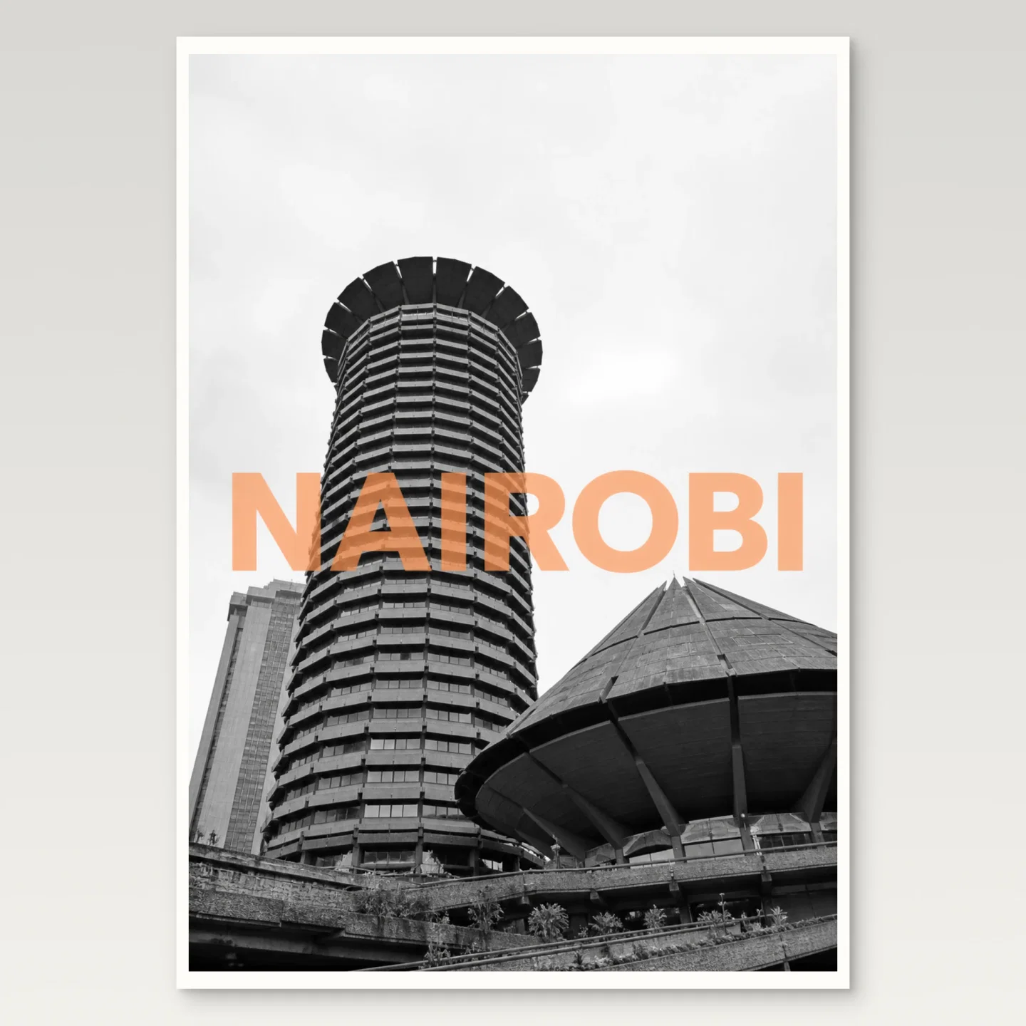 Nairobi Poster mockup