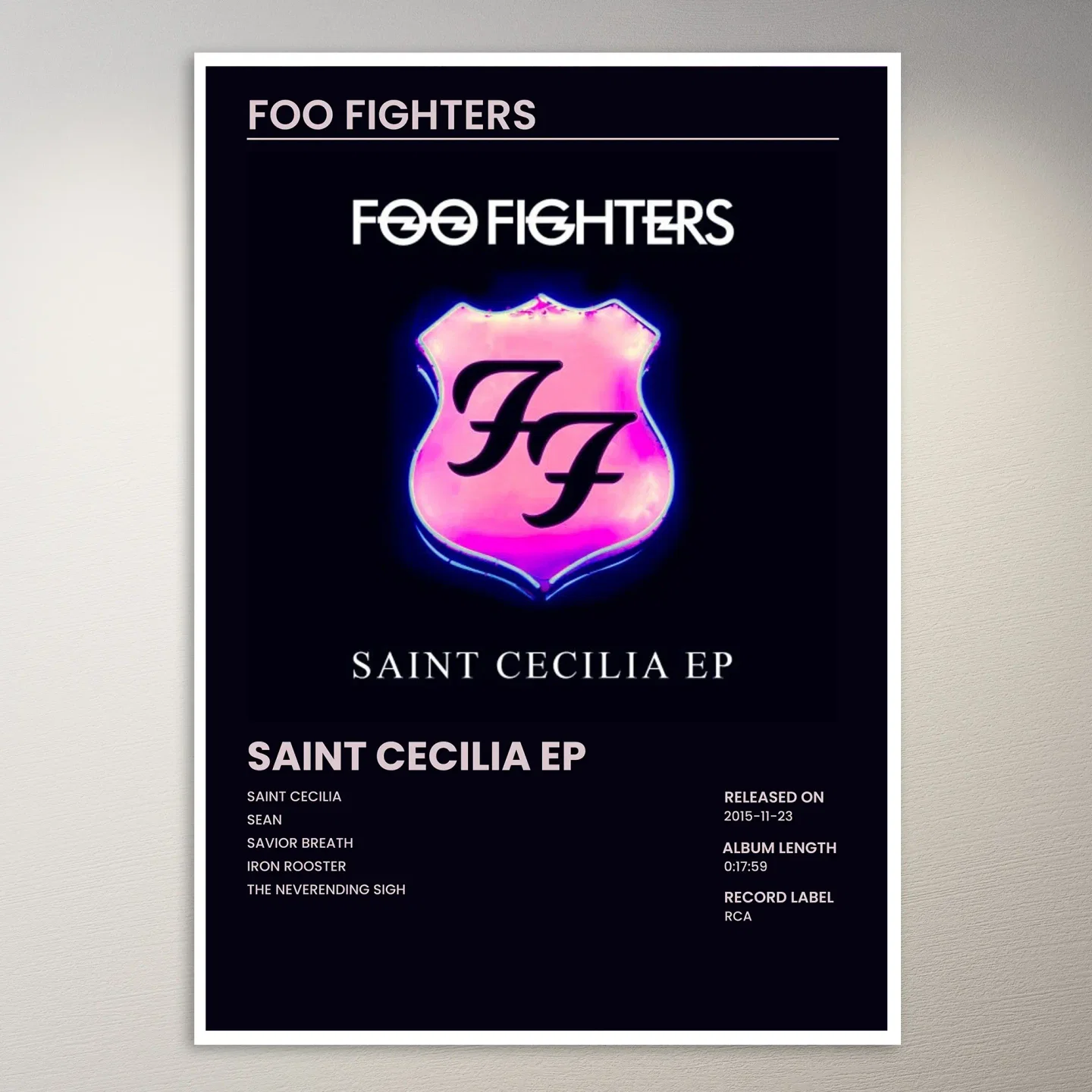 Foo Fighters Poster