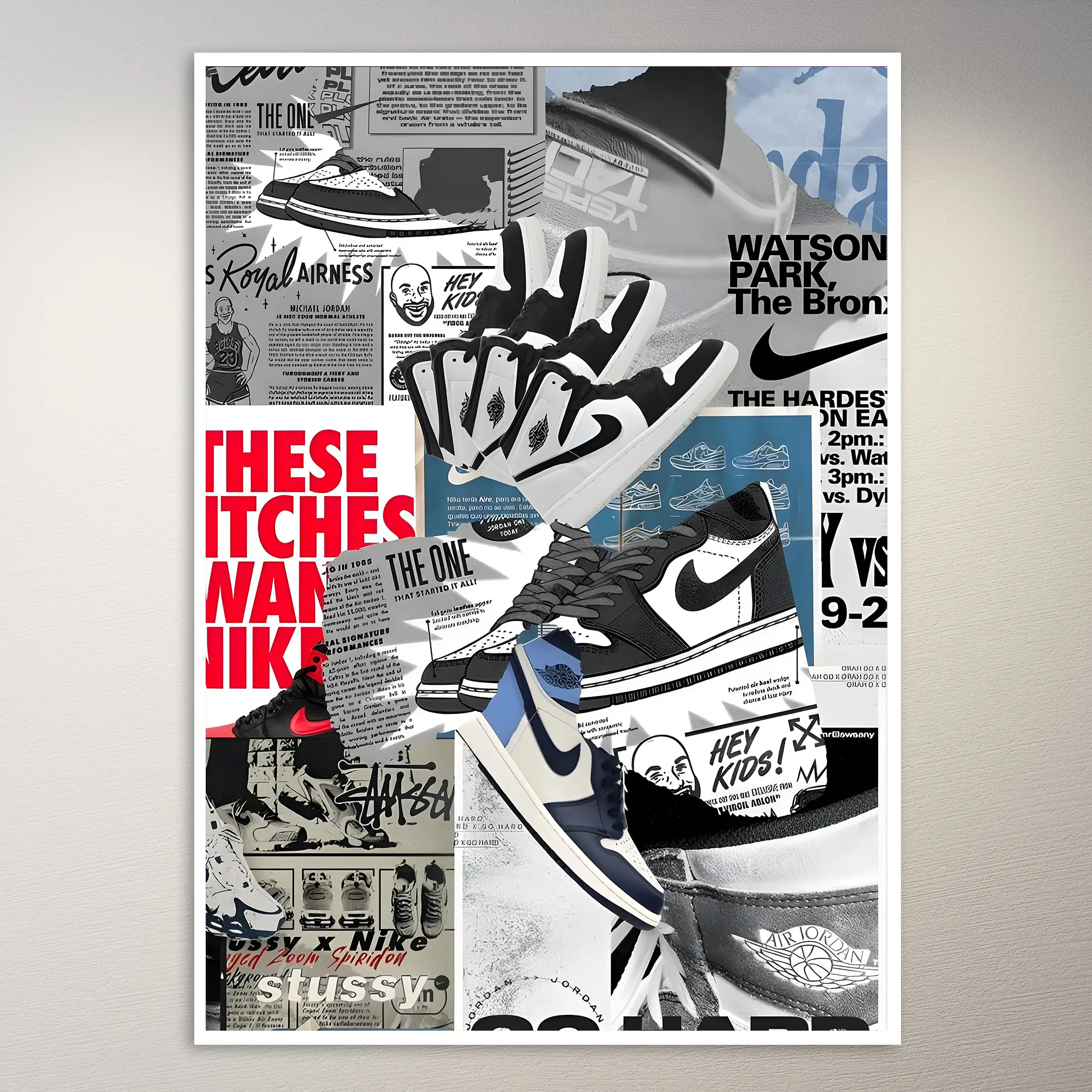 Sneakerhead Moodboard Poster